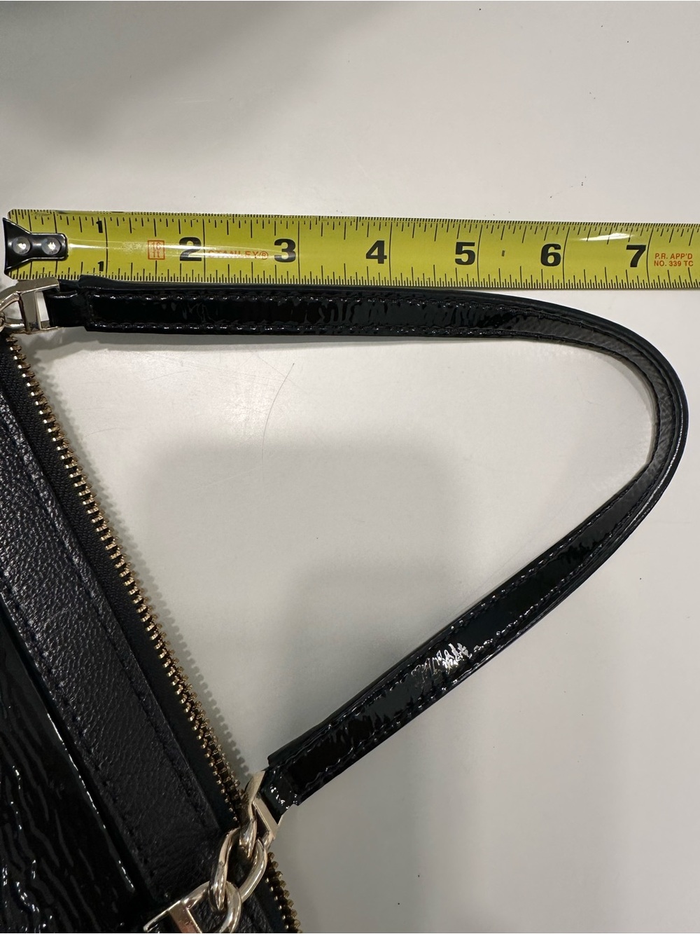 kate spade Black Patent Leather Shoulder Satchel - Picture 5 of 5